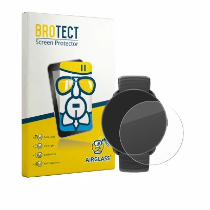 Front side of a product packaging with the brand logo BROTECT. Next to it is the device Parsonver PSSW9 shown with the corresp