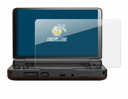 Image of the device AYN Thor with a wide variety of screen protectors.