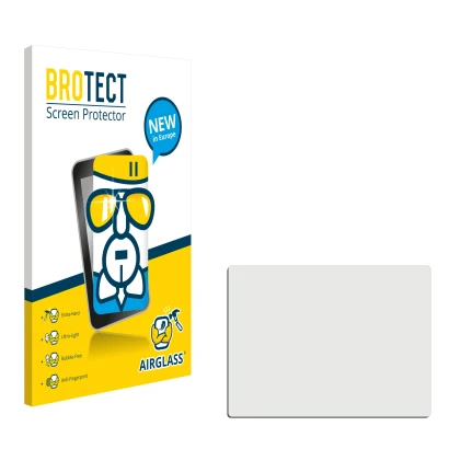 Front side of a product packaging with the brand logo BROTECT. Next to it is the corresponding screen protector.