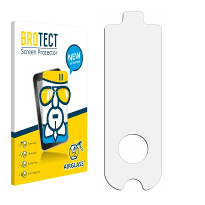 Front side of a product packaging with the brand logo BROTECT. Next to it is the corresponding screen protector.