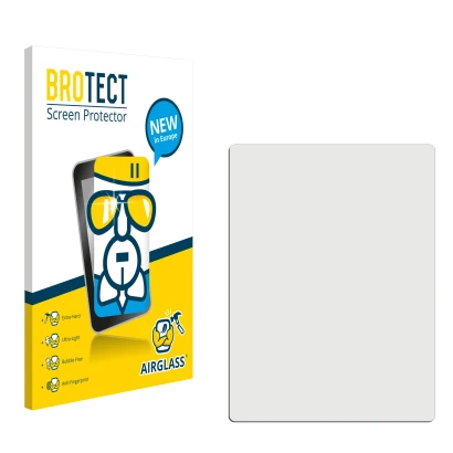 Front side of a product packaging with the brand logo BROTECT. Next to it is the corresponding screen protector.