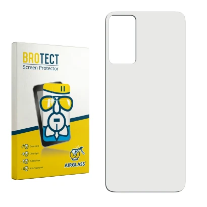Front side of a product packaging with the brand logo BROTECT. Next to it is the corresponding screen protector.