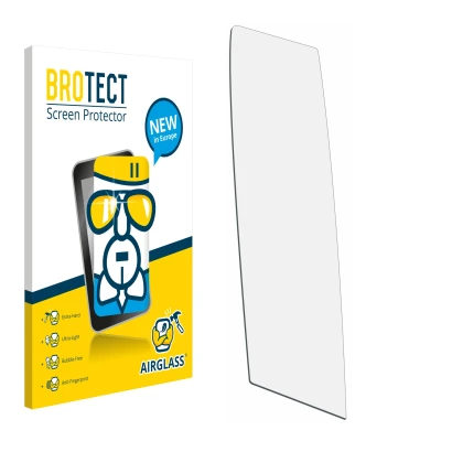 Front side of a product packaging with the brand logo BROTECT. Next to it is the corresponding screen protector.