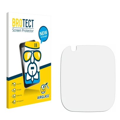 Front side of a product packaging with the brand logo BROTECT. Next to it is the corresponding screen protector.