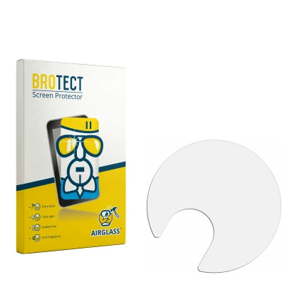 Front side of a product packaging with the brand logo BROTECT. Next to it is the corresponding screen protector.