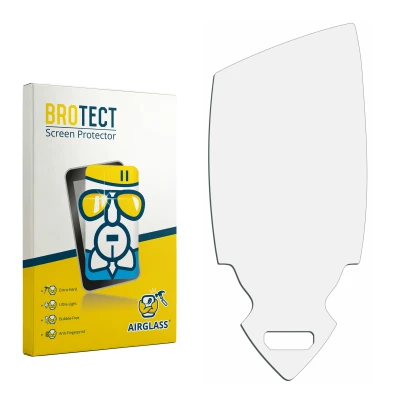 Front side of a product packaging with the brand logo BROTECT. Next to it is the corresponding screen protector.