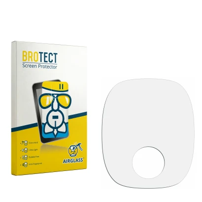 Front side of a product packaging with the brand logo BROTECT. Next to it is the corresponding screen protector.