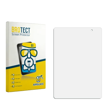 Front side of a product packaging with the brand logo BROTECT. Next to it is the corresponding screen protector.