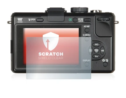 Image of the device Panasonic Lumix DMC-GF1 with a wide variety of screen protectors.