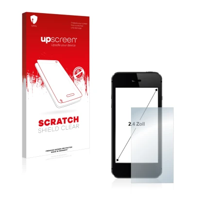 Front side of a product packaging with the brand logo upscreen. Next to it is the device shown with the corresponding screen p