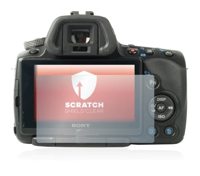 Image of the device Sony Alpha 55 (SLT-A55V) with a wide variety of screen protectors.
