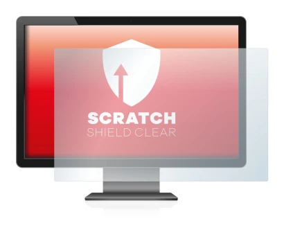 Image of the device with a wide variety of screen protectors.