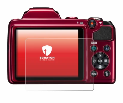 Image of the device Nikon Coolpix L120 with a wide variety of screen protectors.