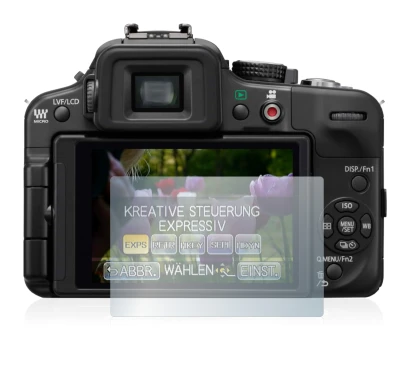 Image of the device Panasonic Lumix DMC-G3 with a wide variety of screen protectors.