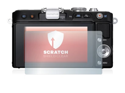 Image of the device Olympus PEN E-PL3 with a wide variety of screen protectors.