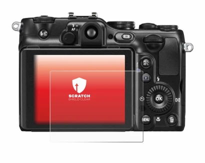 Image of the device Nikon Coolpix P7100 with a wide variety of screen protectors.