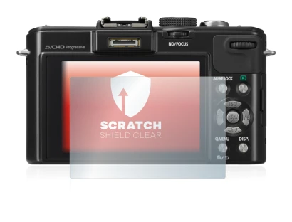 Image of the device Panasonic Lumix DMC-LX7 with a wide variety of screen protectors.