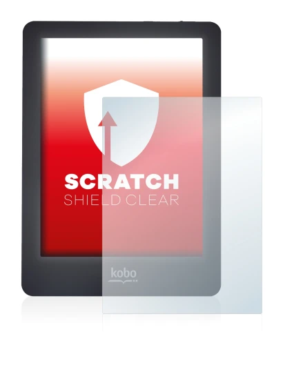 Image of the device Kobo Glo with a wide variety of screen protectors.