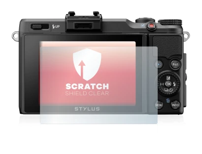 Image of the device Olympus Stylus XZ-2 with a wide variety of screen protectors.