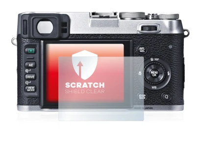 Image of the device Fujifilm X100S with a wide variety of screen protectors.