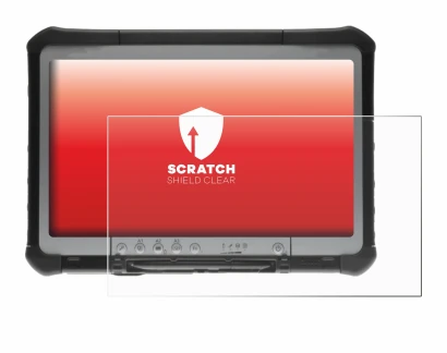 Image of the device Panasonic Toughbook CF-D1 with a wide variety of screen protectors.