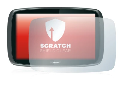 Image of the device TomTom GO 6000 with a wide variety of screen protectors.