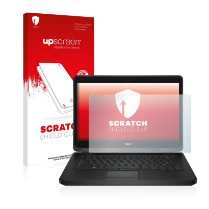 Front side of a product packaging with the brand logo upscreen. Next to it is the device Dell Latitude 14 E5440 Non-Touch show
