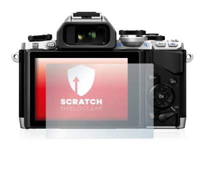 Image of the device Olympus OM-D E-M10 with a wide variety of screen protectors.