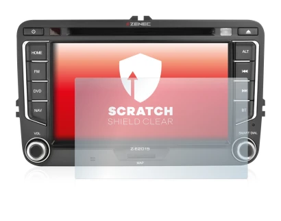 Image of the device Zenec Z-E2015 with a wide variety of screen protectors.