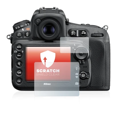 Image of the device Nikon D810 with a wide variety of screen protectors.