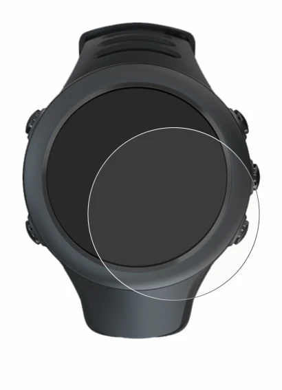 Image of the device Suunto Ambit3 Sport Black with a wide variety of screen protectors.