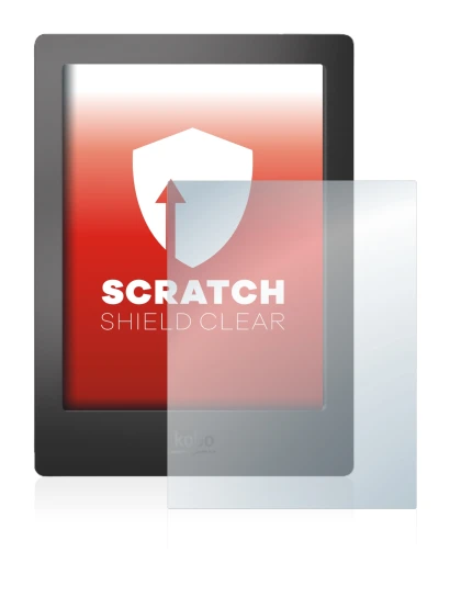Image of the device Kobo Aura H2O with a wide variety of screen protectors.