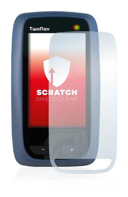 Image of the device CompeGPS TwoNav Anima with a wide variety of screen protectors.