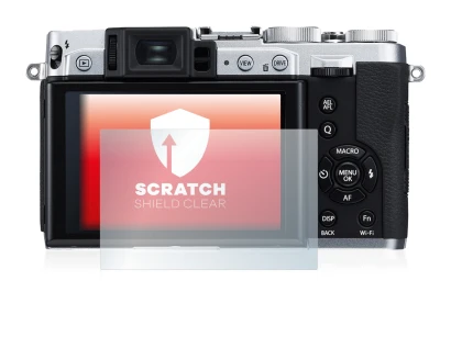 Image of the device Fujifilm X30 with a wide variety of screen protectors.