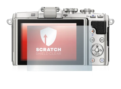 Image of the device Olympus PEN E-PL7 with a wide variety of screen protectors.