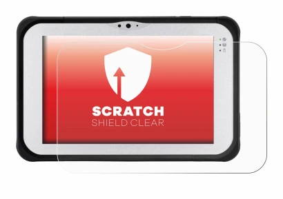 Image of the device Panasonic Toughpad FZ-M1 with a wide variety of screen protectors.