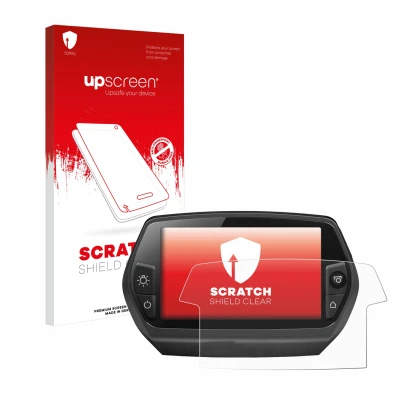 Front side of a product packaging with the brand logo upscreen. Next to it is the device Bosch Nyon 2014 shown with the corres