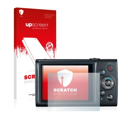 Front side of a product packaging with the brand logo upscreen. Next to it is the device Canon IXUS 170 shown with the corresp