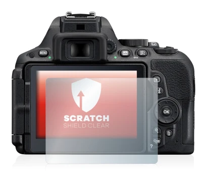 Image of the device Nikon D5500 with a wide variety of screen protectors.