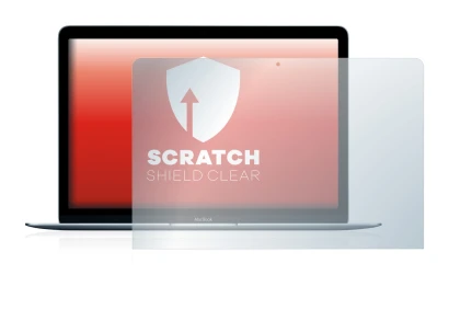 Image of the device Apple MacBook 12" (Early 2015) with a wide variety of screen protectors.