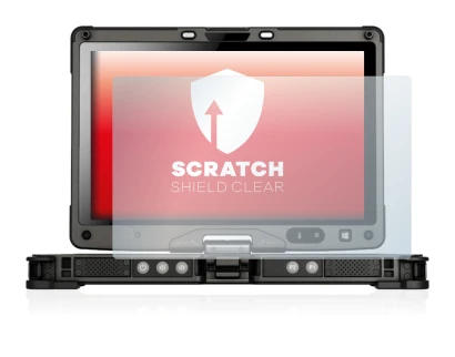 Image of the device Getac V110 with a wide variety of screen protectors.