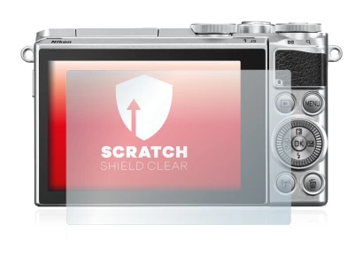 Image of the device Nikon 1 J5 with a wide variety of screen protectors.