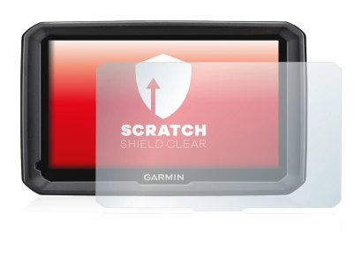 Image of the device Garmin dezl 770 LMT-D with a wide variety of screen protectors.