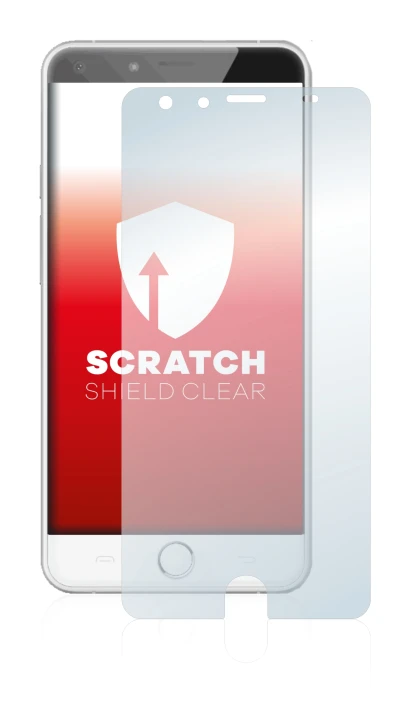 Image of the device Ulefone Be Touch with a wide variety of screen protectors.