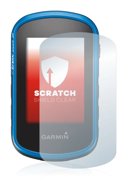 Image of the device Garmin eTrex Touch 25 with a wide variety of screen protectors.