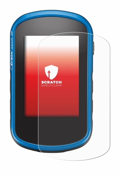 Image of the device Garmin eTrex Touch 35 with a wide variety of screen protectors.