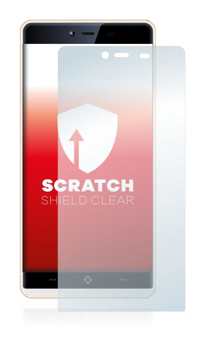 Image of the device KingZone K2 with a wide variety of screen protectors.