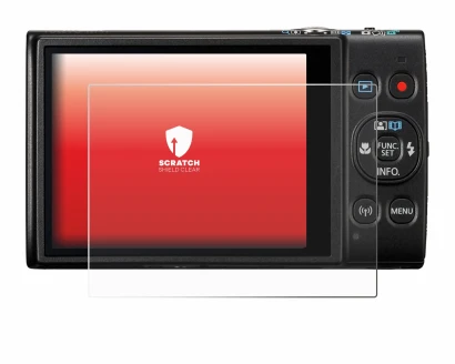Image of the device Canon Digital Ixus 285 hs with a wide variety of screen protectors.