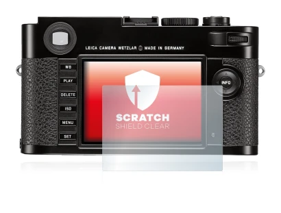 Image of the device Leica M (Typ 262) with a wide variety of screen protectors.