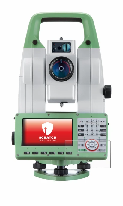 Image of the device Leica Viva TS16 with a wide variety of screen protectors.
